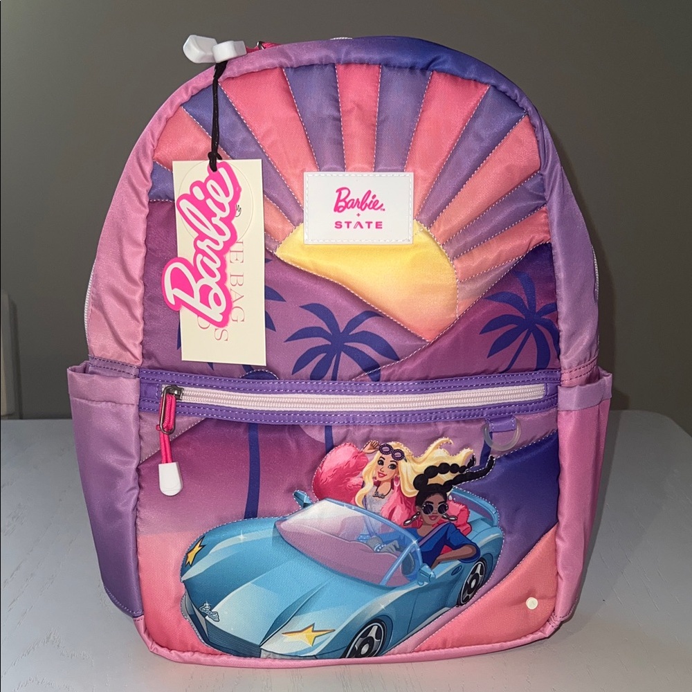 STATE Barbie Dreamhouse Kane Kids Pink and Purple Backpack